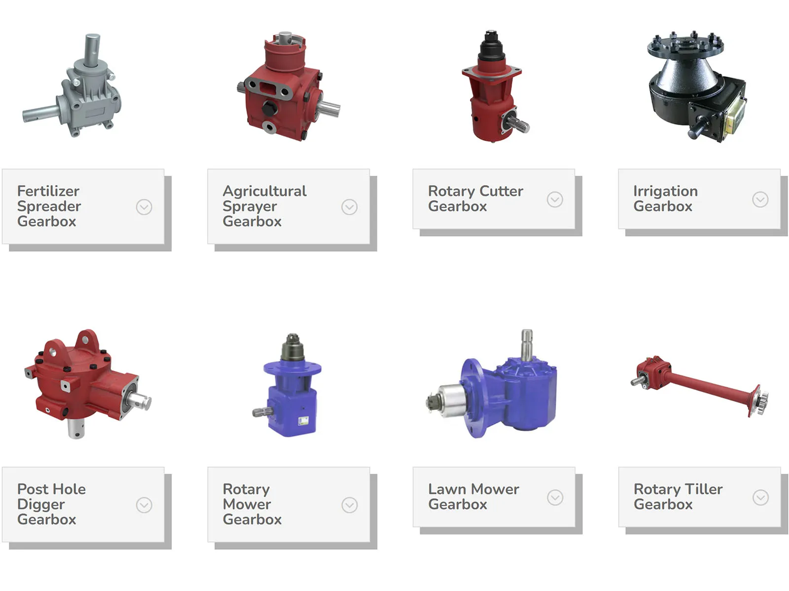 EP-RC30-193 single ratio rotary cutter gearbox 30HP 1:1.93 M4.0 Phi31.75 optic axis