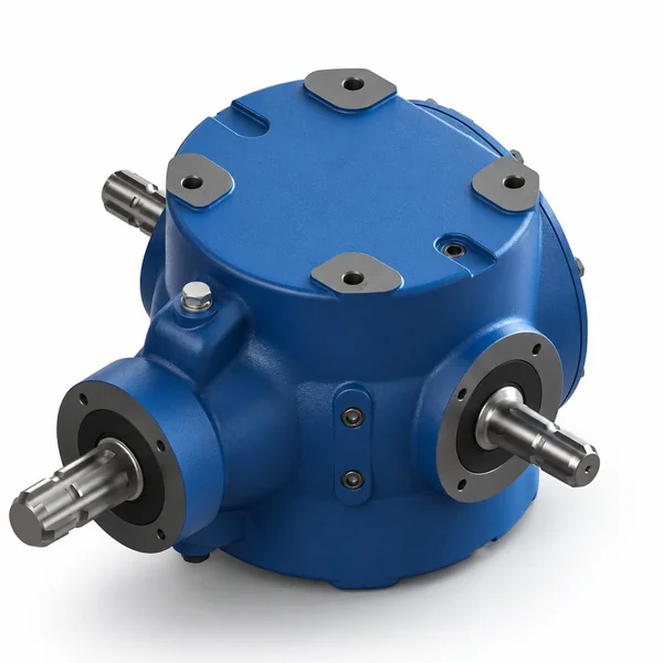 EP-DSO80 双侧输出齿轮箱 60-80KW 双轴增速器,蓝色外壳