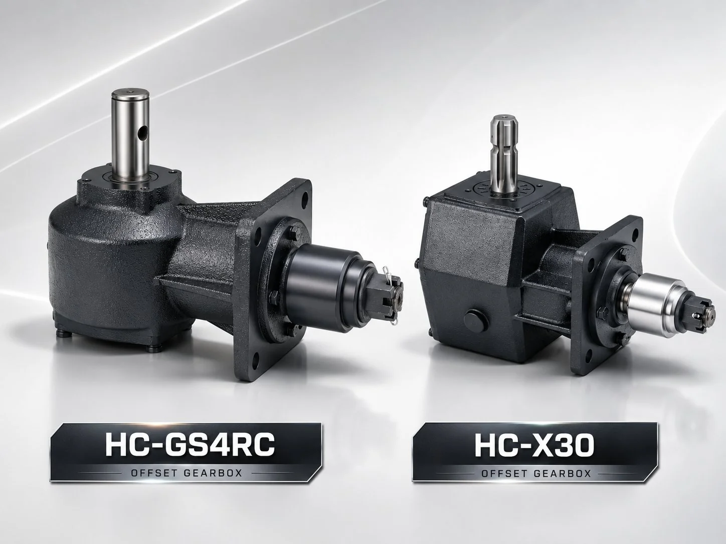 EP-GS4RC EP-X30 series rotary cutter gearbox 30HP 35HP taper spline dual output Korea Ever-Power